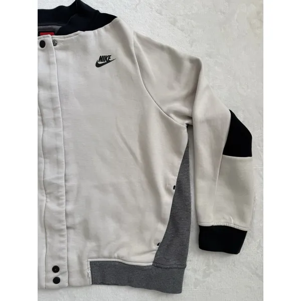 Nike SB Youth XLarge Gray Crewneck Sweatshirt Camo Swoosh Fleece Pullover - Image 3