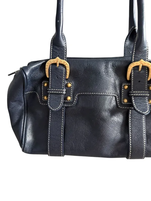 DOONEY & BOURKE Navy Blue Satchel Shoulder Handbag - Image 5