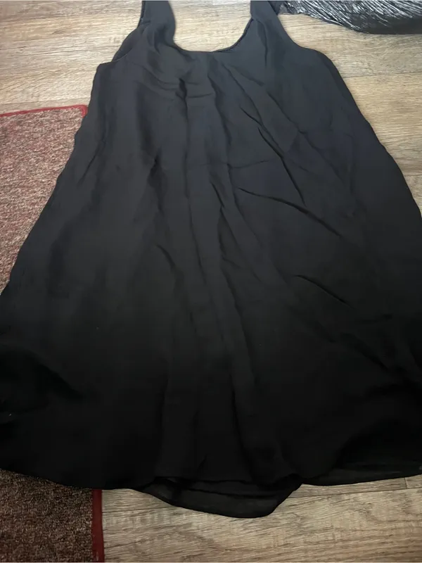 Aritzia Wilfred black silk mini dress - Image 5