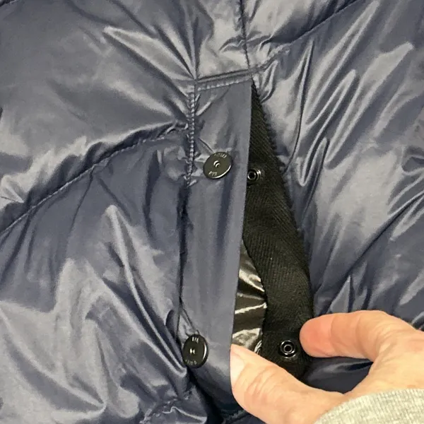 G-Star RAW Jacket Womens Medium Alaska Down Puffer Full Zip Quilted Navy Coat - Image 8