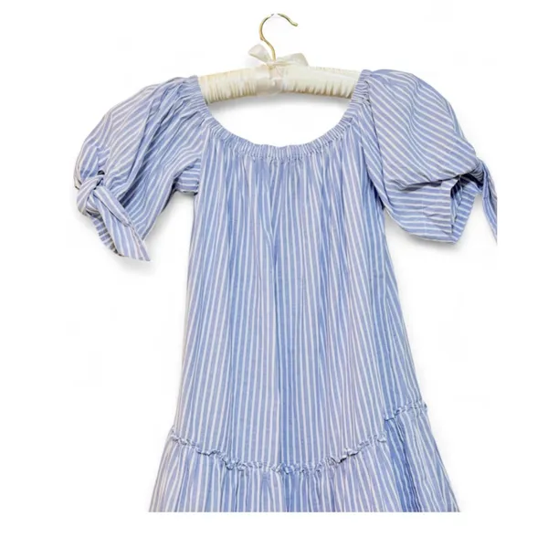 BCBGMaxAzria Women’s Britt Stripped Off the Shoulder Mini Dress Size XS - Image 8