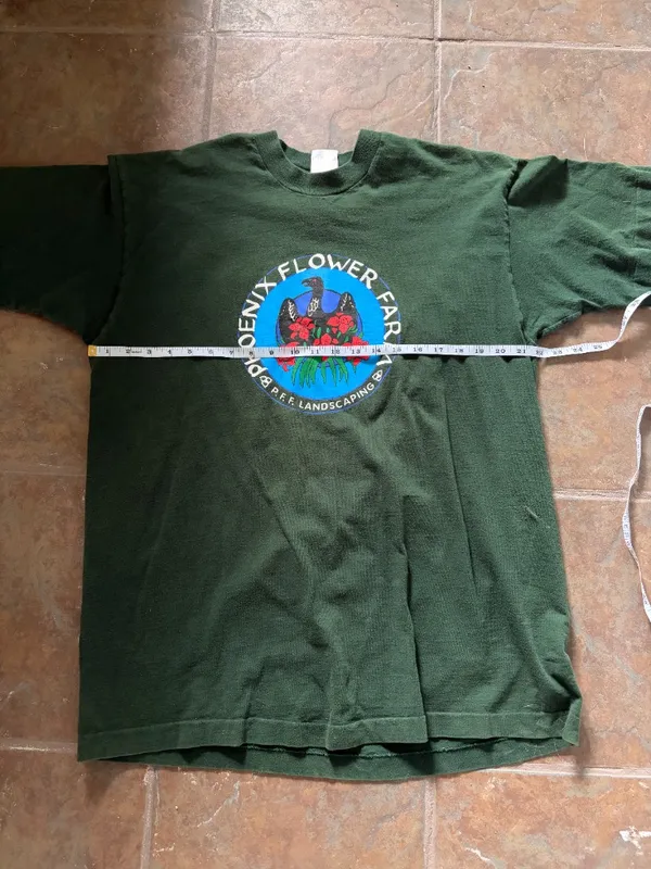 Phoenix Flower Farm Green Graphic Tee - Image 5