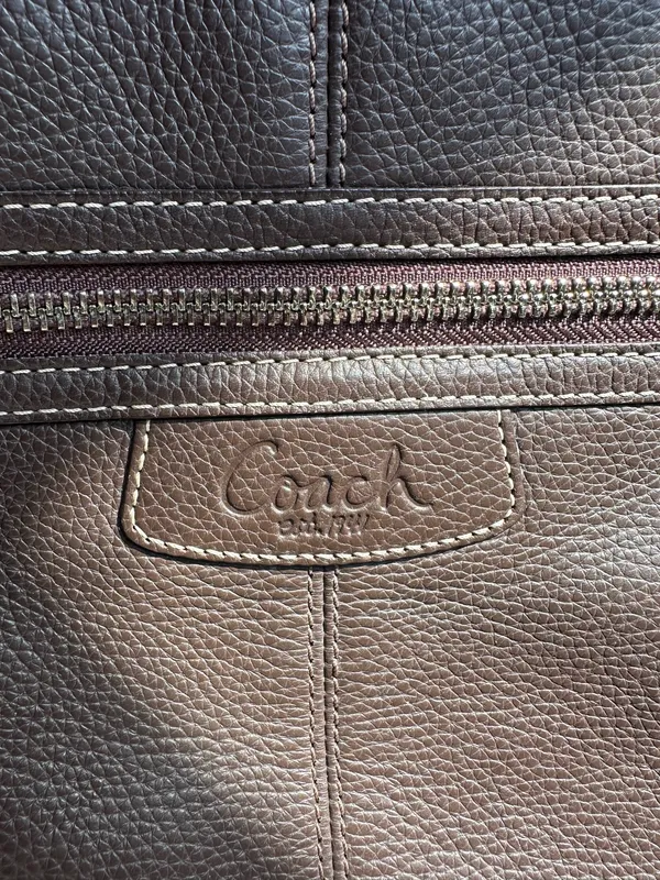 Vintage Coach Pebbled Penelope Tote Bag - Image 3
