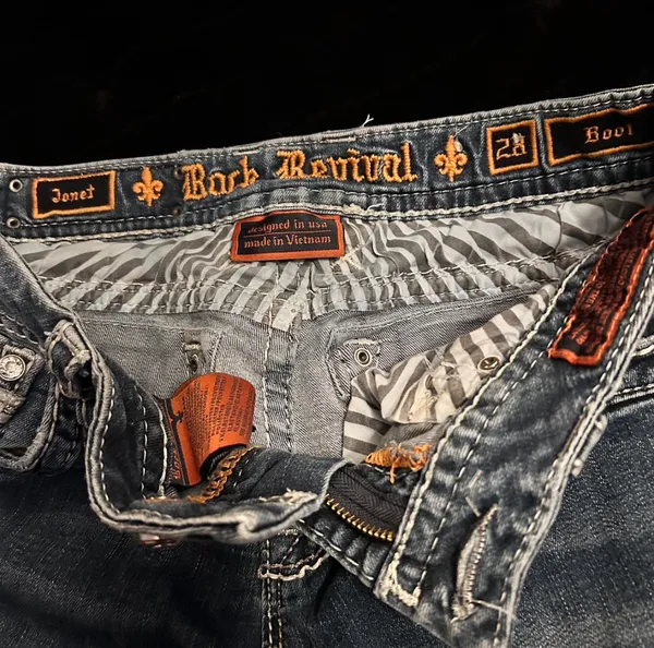Rock Revival Jonet Bootcut Jean size 28 - Image 3