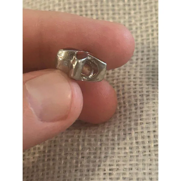 A490 charm bracket silver plated 5 pcs Gray - Image 7