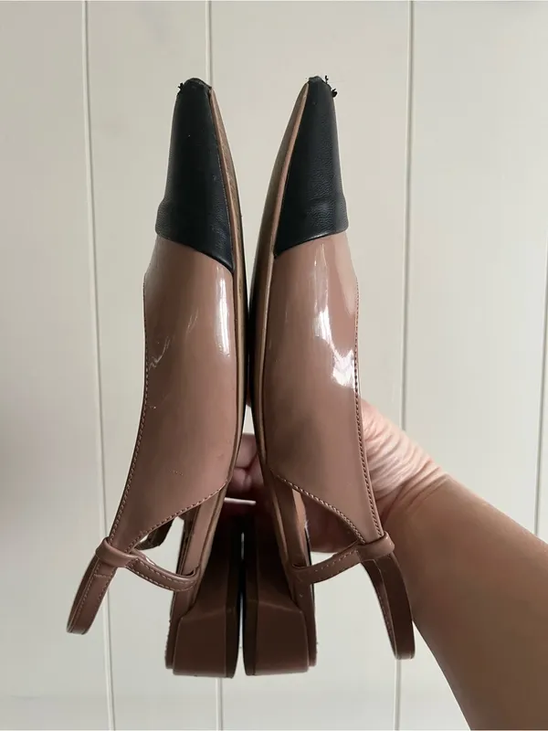 Steve Madden Nude Pointed Kitten Heels - Size 6.5 - Image 7