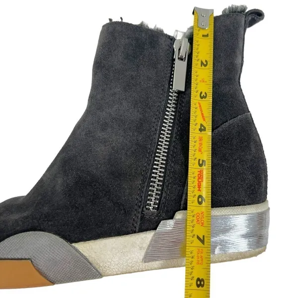 Dolce Vita Zelma Zip High Top Sneaker Booties Gray Size 8 - Image 11