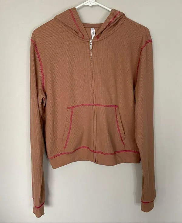 Fabletics Waffle Knit Relaxed Fit Lounge Set Size M - Image 2