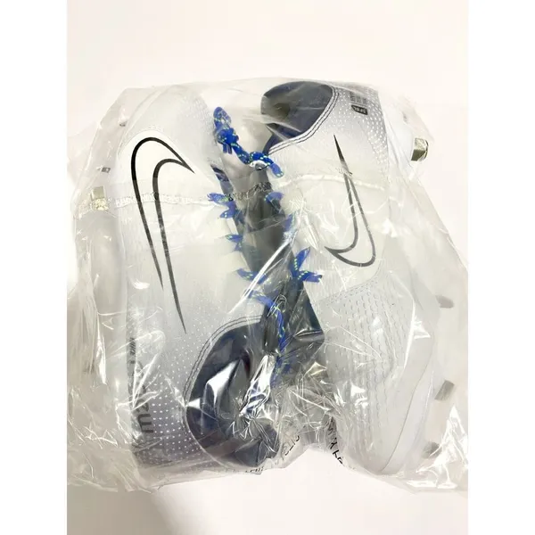 Nike Hyperdiamond 4 Pro Cleats Women’ 8 White Blue Metal Fastpitch Softball NWT - Image 8