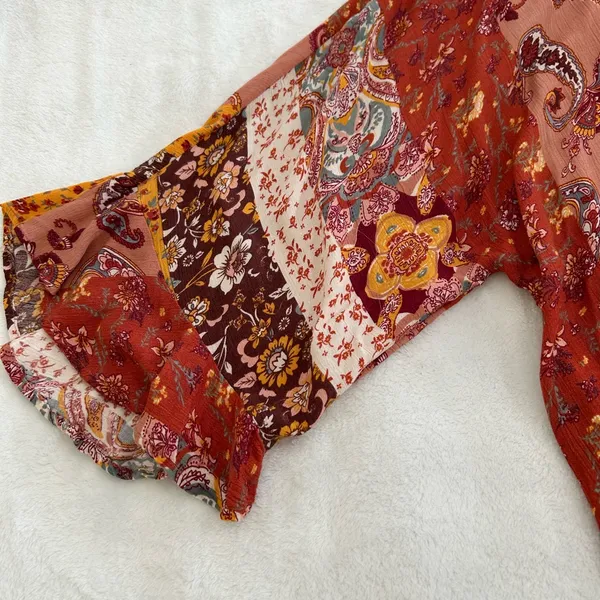 Daytrip Multicolor Paisley Kimono - Image 8