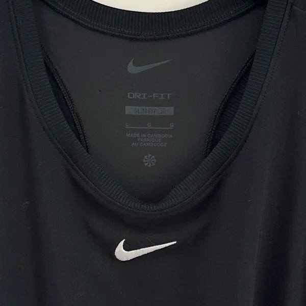 Nike Victory Dri-Fit Tennis Dress NEW Black Large Style FQ1780-010 - Image 9