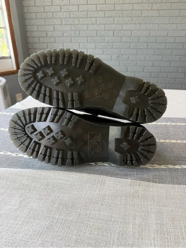 NWT Dr. Martens Adrian Quad Platform Loafers Size 9 Black Leather - Image 7