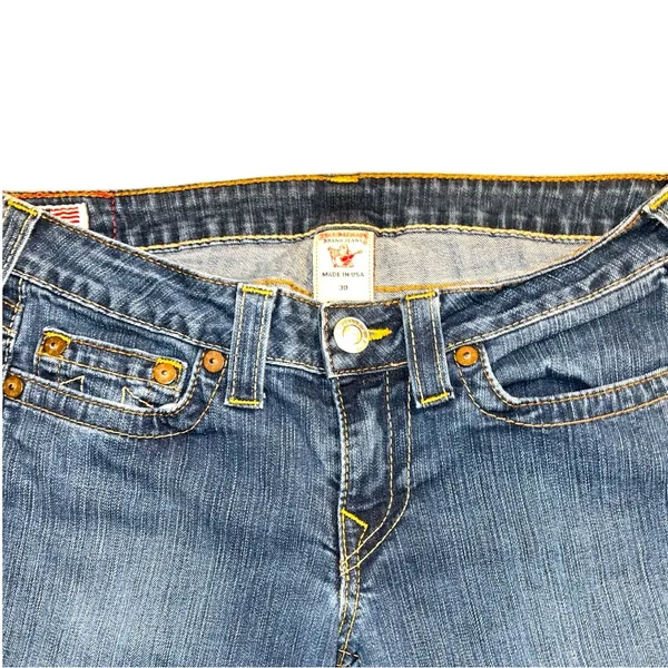 True religion Women's Blue Jean capris. New - Image 9