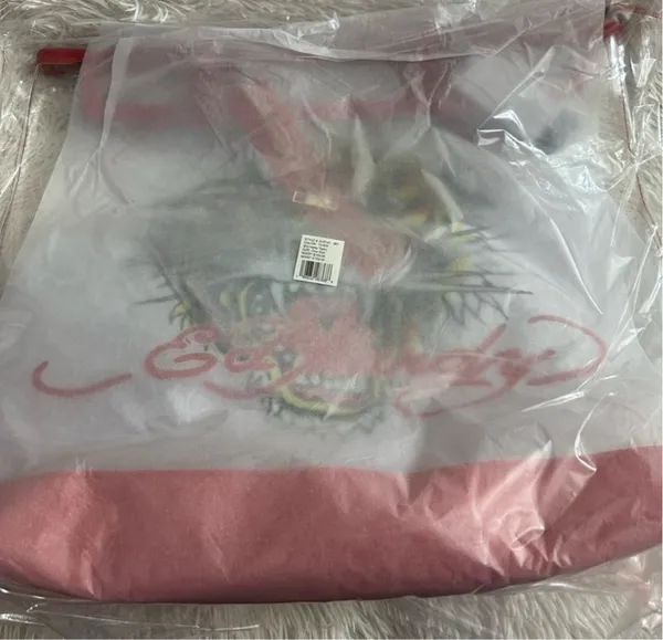 Ed Hardy Clear PVC Tattoo Tiger Carry All Tote With Matching Wallet - Image 15