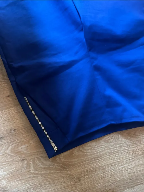 Zara Royal Blue High-Waist Wide-Leg Pants - Image 2