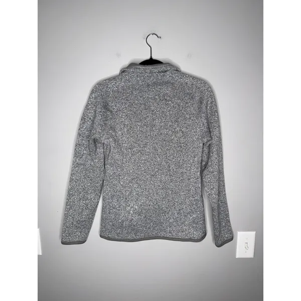 Patagonia Better Sweater Pullover Womens Small Gray Excellent 1/4 Zip‎ Fleece - Image 4