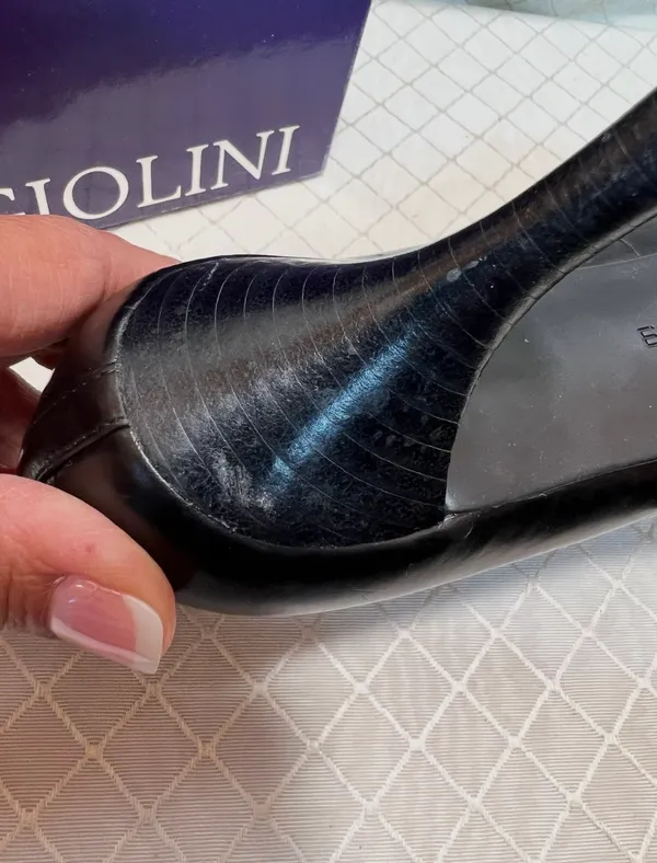 Enzo Angiolini “Eazinnon” black leather Pointed Toe Pumps size 7.5 - Image 8
