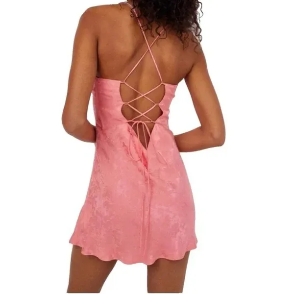 For Love & Lemons Gabrielle Embellished Mini Slip Dress Size Small NWT - Image 5