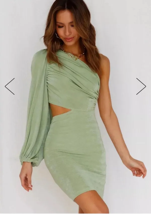 Hello Molly green mini dress  - Image 6
