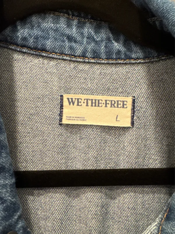 Free People We The Free Denim Jumpsuit - Image 2