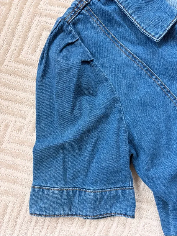 Sincerely Jules Denim Mini Dress - Image 4