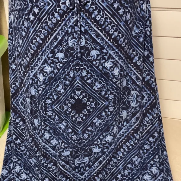 Motherhood Maternity Navy Patterned Maxi Dress - Image 8