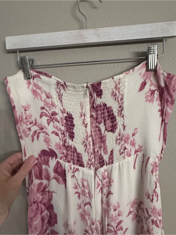 REFORMATION Arta Strapless Maxi Dress - Image 4