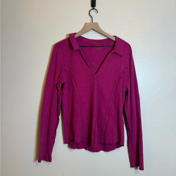 Anthropologie‎ Pilcro Stitched Long-Sleeve Top - Image 2