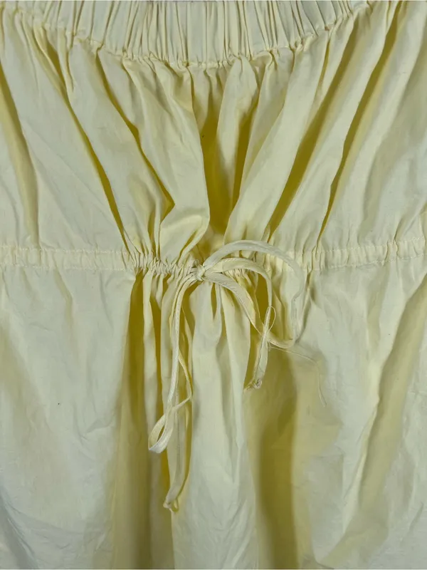 Free People Free-est Flaunt It Yellow Puff Sleeve Mini Dress Size L - Image 4