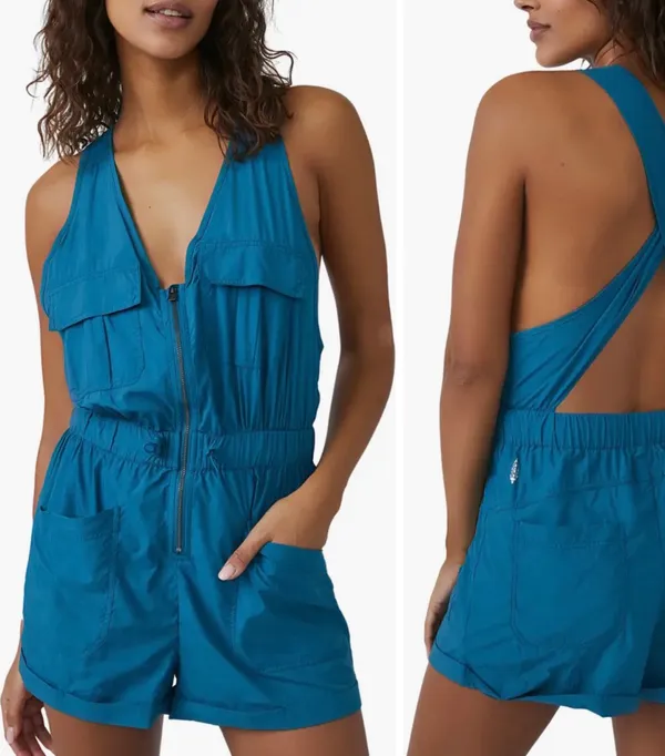 Noiseless Back On Trek Romper NWT - Image 6