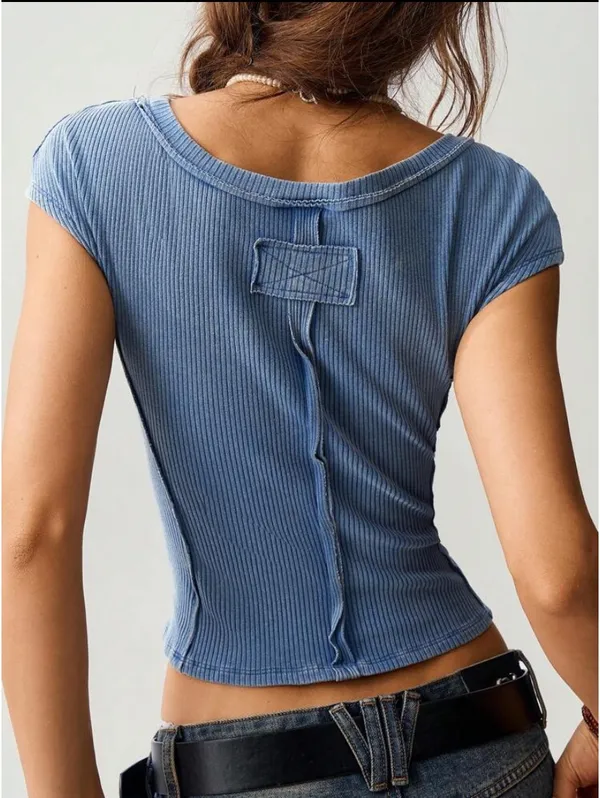 Bohemela blue Top - Image 2