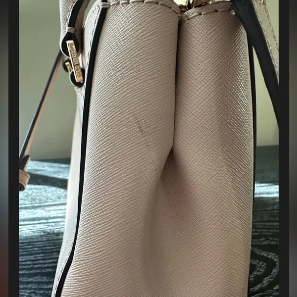 Michael Kors Pink Kellen Satchel Purse - Image 5