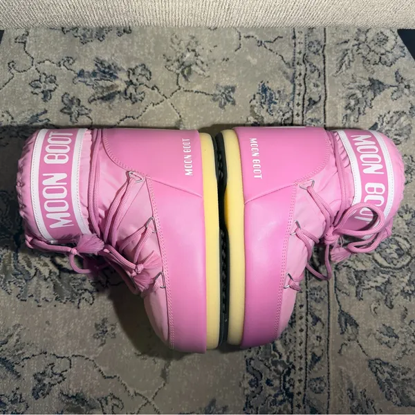 Moon Boot Icon Low Boot Pink Size 7 - Image 9