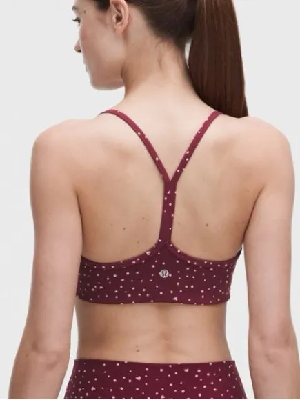 Lululemon Flow Y Heart Bra Light Support sold out color size 10 women's NWT - Image 5