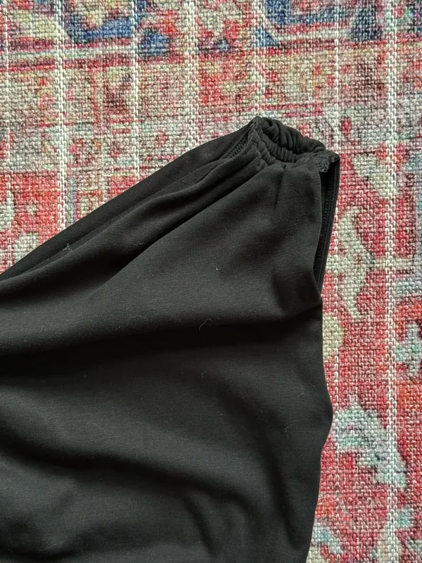 ZARA One-Shoulder Top Black - Image 2