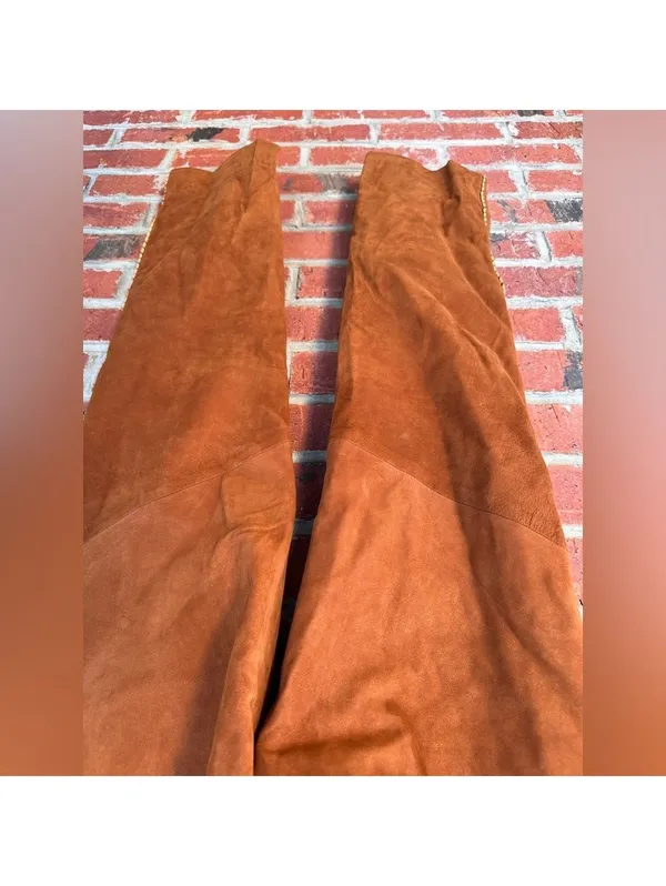 Vintage Continental leather Fashions Suede Leather Pants [COPY] - Image 9