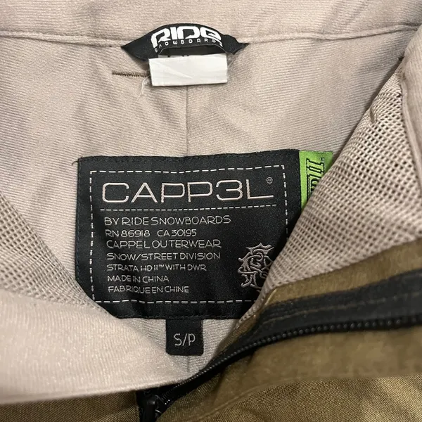 Ride‎ Snowboard Pants Capp3l Cappel Strata HDII Olive Green Womens Small - Image 6