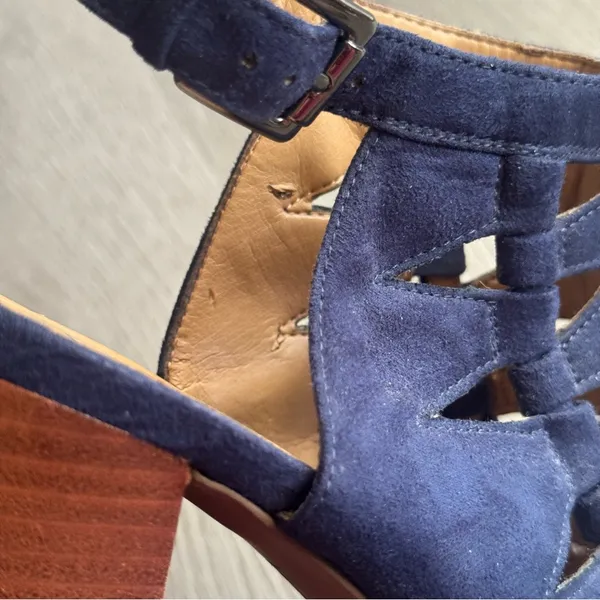 Franco Sarto Faux Suede Cut-Out Heels - Image 13