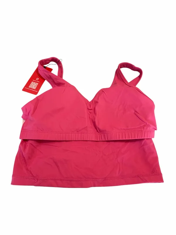 The Gym People NEW Women's Pink Built In Bra Exercise Top Size Small #260242 - Image 6
