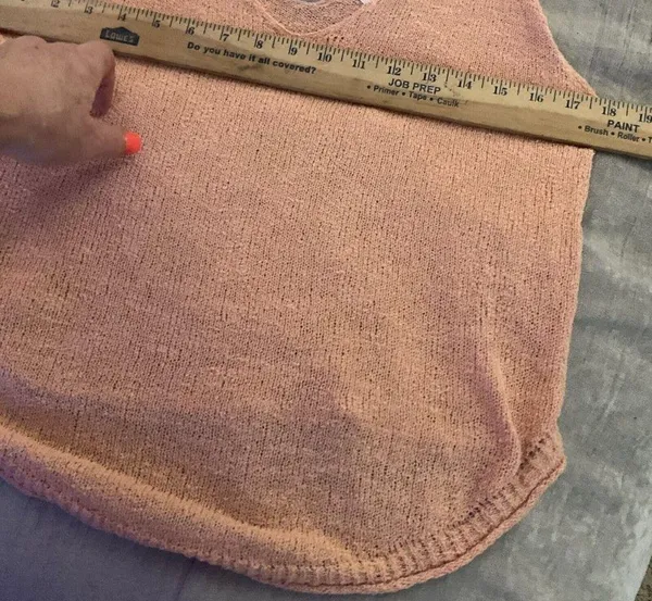 FP Beach Peach Orange Pink Pullover Round Hem Tank NWT Knit Small Casual Preppy - Image 9