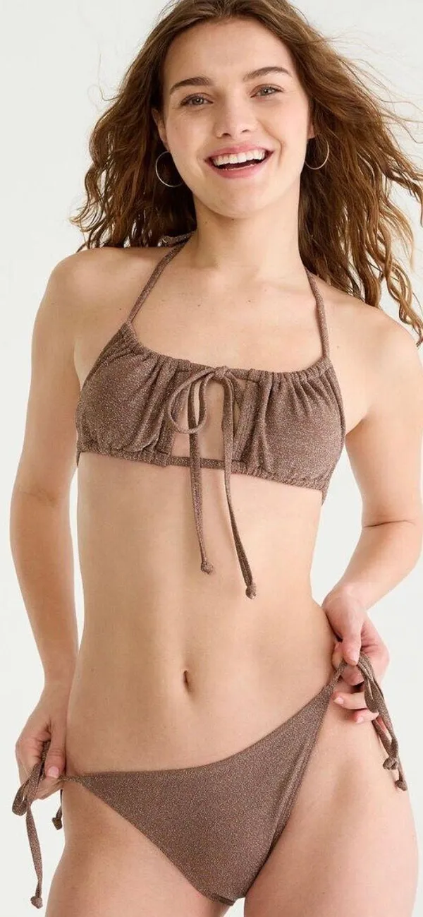 Aeropostale Bikini Set Sparkly Brown - Image 8