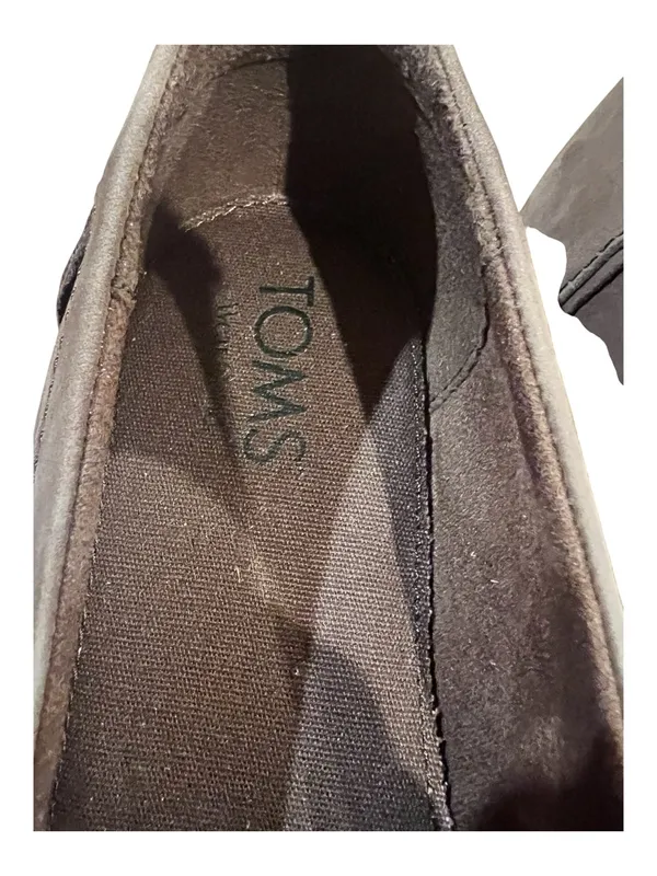 TOMS Cara Lug Sole Penny Loafers – Oak Brown Leather – Women’s Size 8 NWT No Box - Image 9