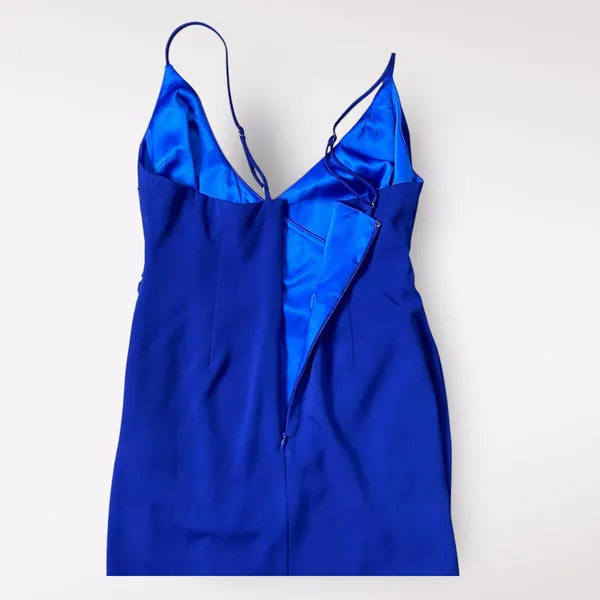 Lovers + Friends Blue Yara Mini Dress‎ Size M New Years Eve Party Dance - Image 8