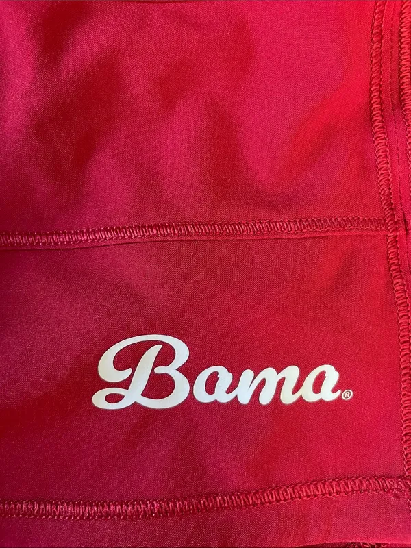 LULULEMON Pace Rival Mid-Rise Skirt in Red Alabama BAMA Logo Size 0 - Image 9