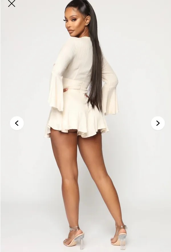 FashioNova Long Sleeve Romper - Image 3