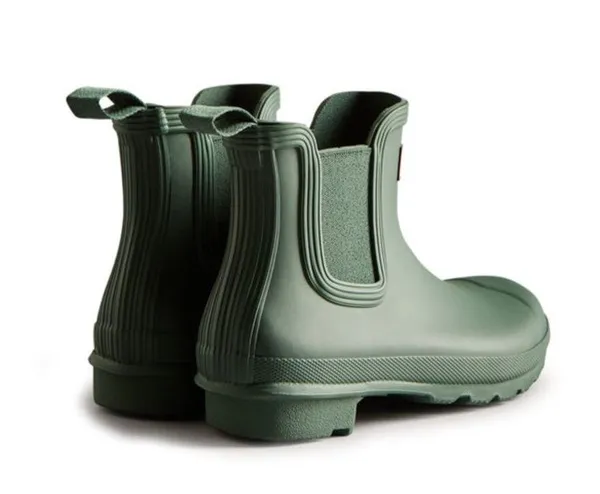 Hunter NEW Women's Original Chelsea Boots, Green Size 11 New w/Tag - Image 2
