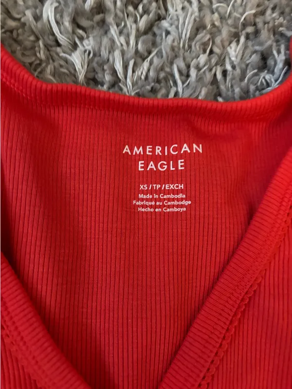 American Eagle Red Long Sleeve - Image 2