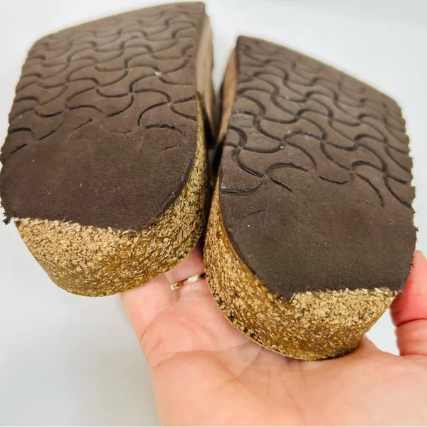 Birkenstock Grenada Soft Foodbed Brown Leather Sandals size 41 - Image 9
