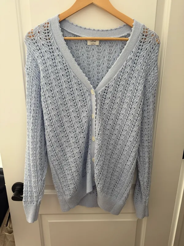 Aritzia Wilfred Blue Sweater - Image 3