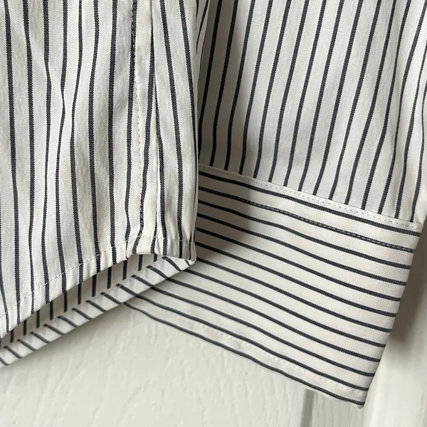 Uniqlo Striped Button-Down Top - Size XS - Image 4